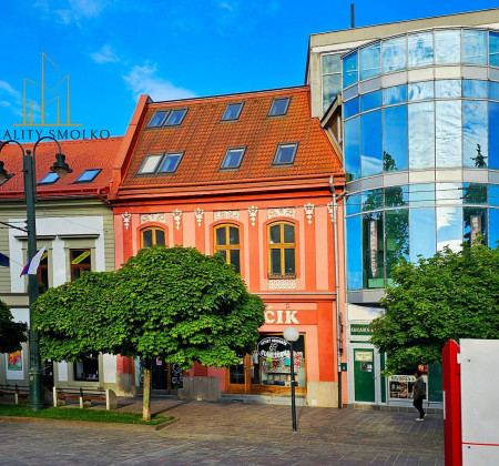 Budova v centre Prešova na predaj
