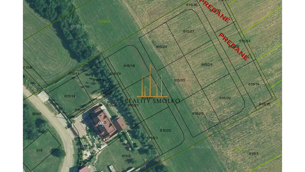Predaj pozemov v obci Župčany