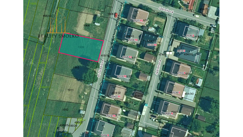POZEMOK na výstavbu RD 556 m², BARDEJOVSKÁ NOVÁ VES