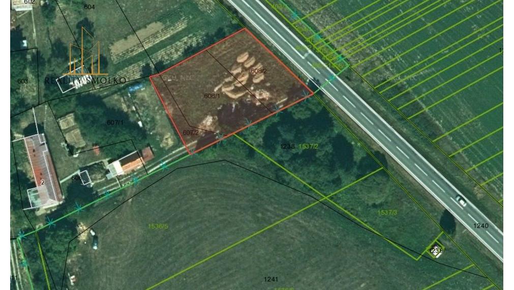 POZEMOK na výstavbu RD 1326 m², SOĽ okr. Vranov n/Topľou