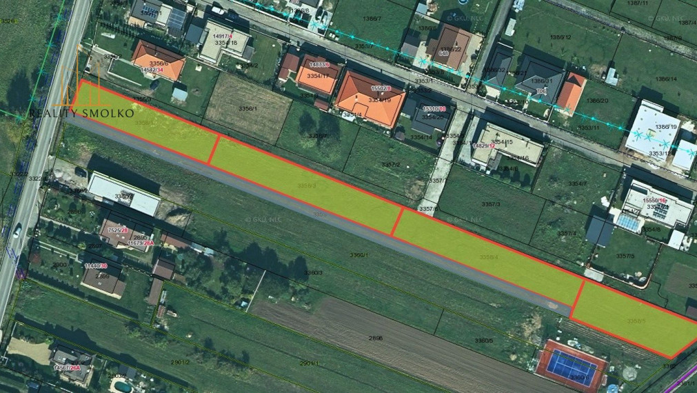 Pozemok PREŠOV mestská časť Nižná Šebastová 744m2 + 922m2
