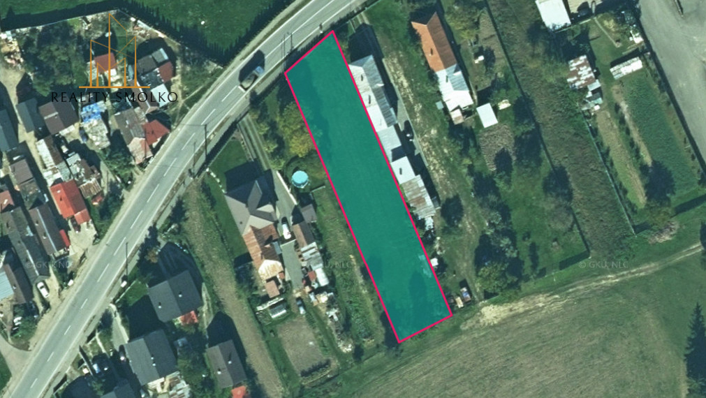 POZEMOK na výstavbu RD 1485 m², VECHEC, okr. Vranov n/Topľou