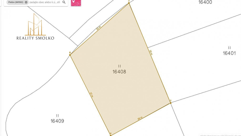 PREDANÉ !!!  Pozemok Hnevlivá dolina, Prešov - investičný