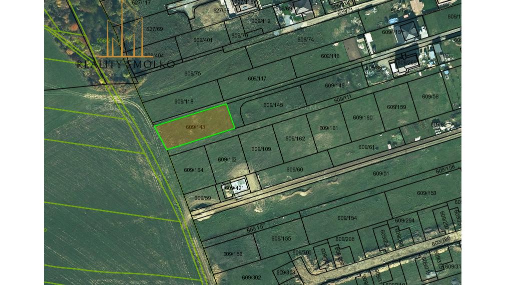 Pozemok na výstavbu RD 1168 m², obec ŽUPČANY okr. Prešov