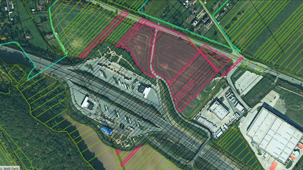 EXKLUZÍVNE NA PREDAJ – LUKRATÍVNY PRIEMYSELNÝ POZEMOK MALÝ ŠARIŠ, PREŠOV