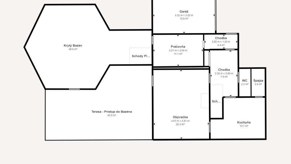 PREDANÉ - Nadštandardný RD s krytým bazénom a VIP vinnou pivnicou s barom len 33km od Košíc- Turňa nad Bodvou
