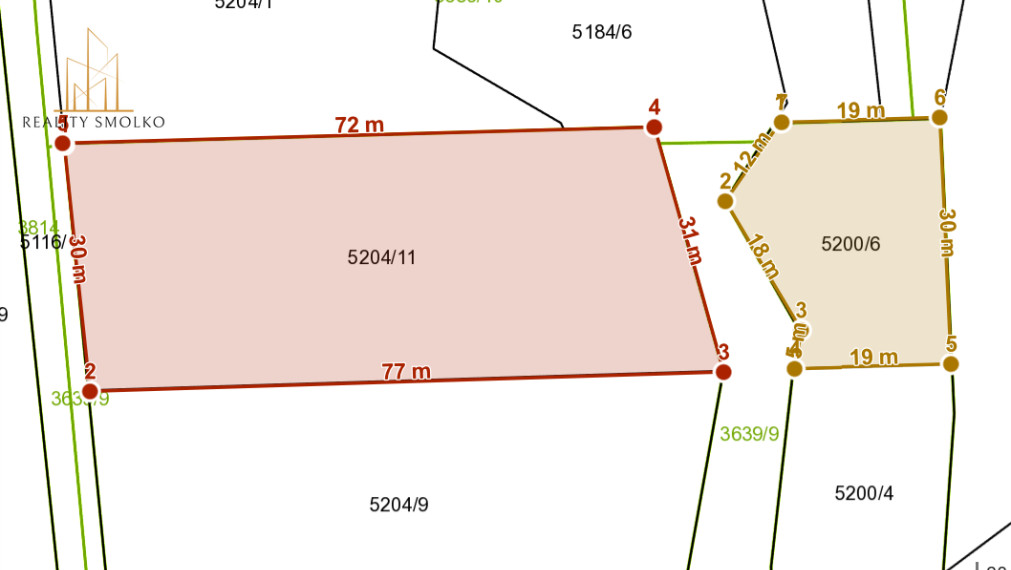 Predaj pozemkov v rekreačnej oblasti Hubková-Humenné.