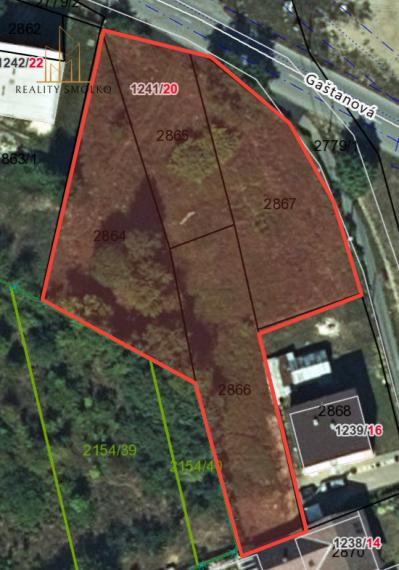 POZEMOK na výstavbu RD 2.192 m², HUMENNÉ