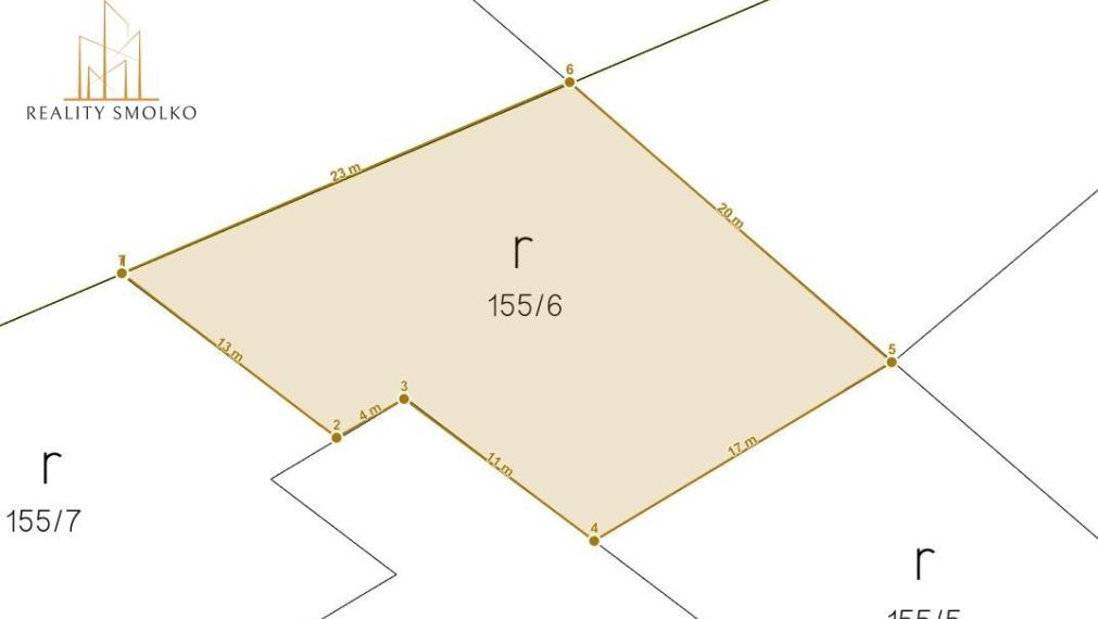 Pozemok na výstavbu RD s vlastným lesom, 15 min od Prešova