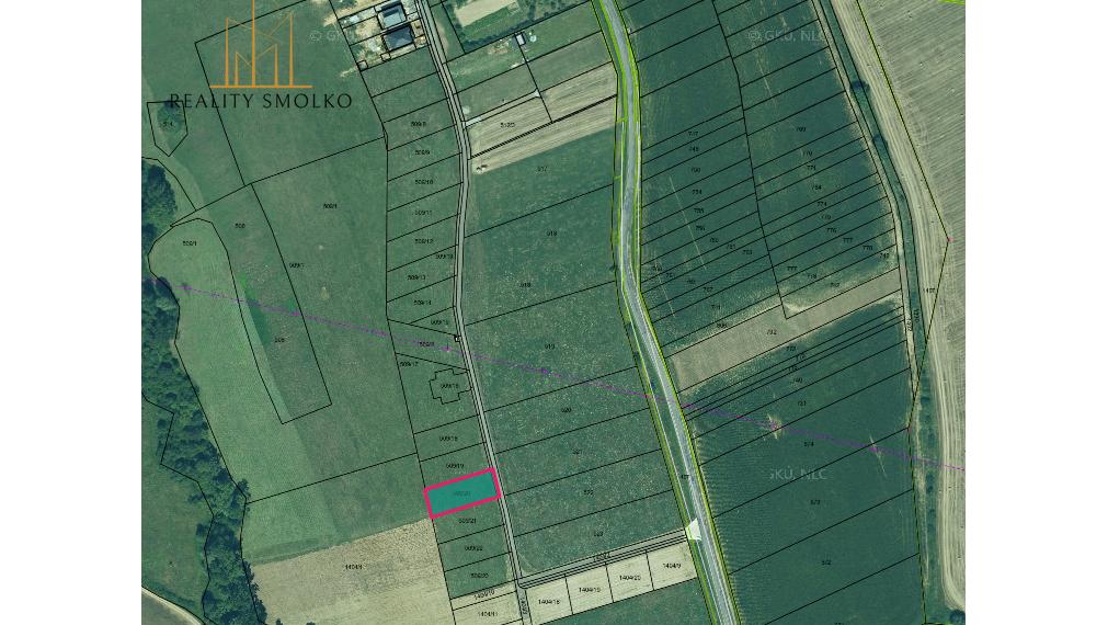 POZEMOK na výstavbu RD 1013 m², HANKOVCE