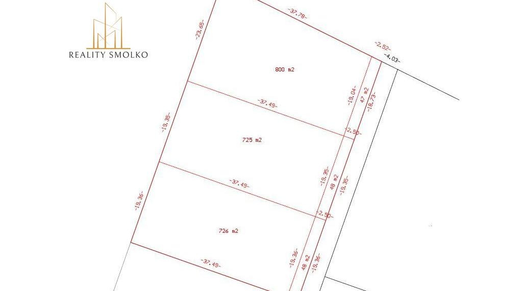 EXKLUZÍVNE - 3 nové pozemky k výstavbe RD - Solivar - Prešov.
