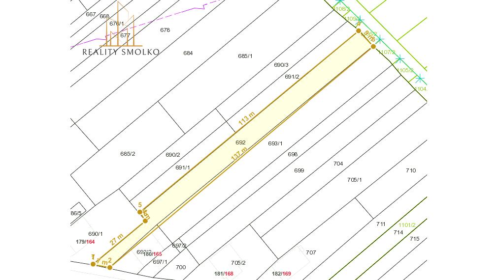 Znížená cena predaja pozemku na výstavbu RD v obci Belá nad Cirochou, okr. Snina.