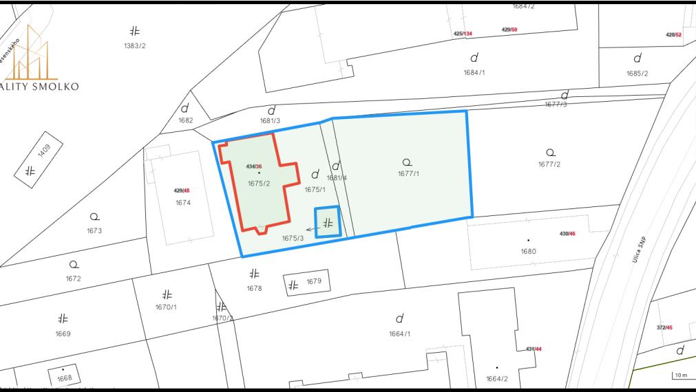 Aktualizácia ceny. Predaj rodinného domu v meste Krompachy, okr. Spišská Nová Ves