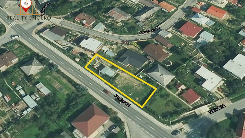 PREDANÉ !!!  Predám pozemok v centre obce Šarišské Michaľany, okr. Sabinov