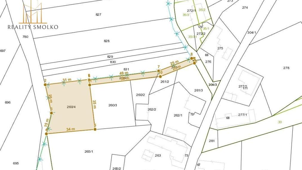 PREDANÉ !!!  POZEMOK v obci LÚČKA, okr. Svidník 1050m2