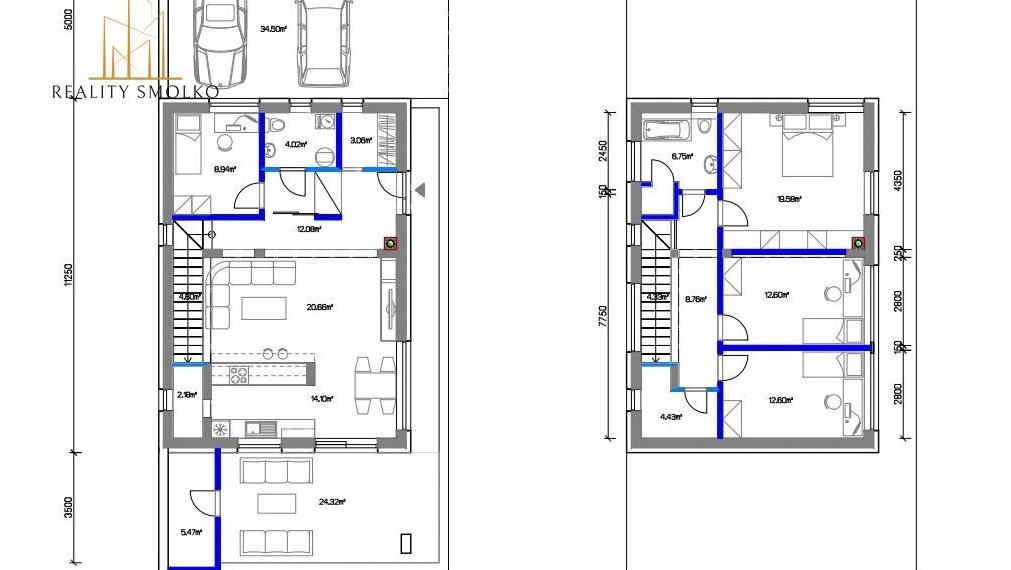 PREDANÉ !!!  EXKLUZÍVNE - Na predaj Posledná päťizbová novostavba, Záborské - Prešov.