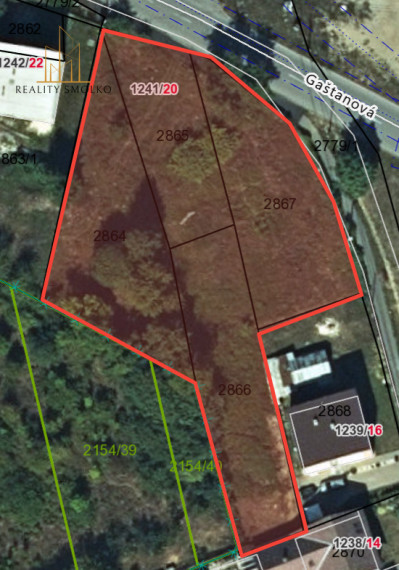 POZEMOK na výstavbu RD 2.192 m², HUMENNÉ