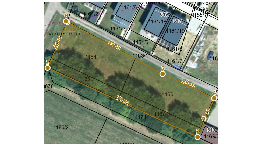 ACH104P Na predaj POZEMOK na výstavbu RD - 1503 m², obec Jasenov 