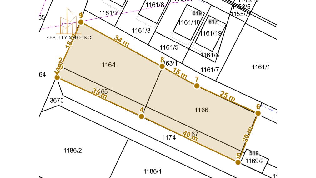 ACH104P Na predaj POZEMOK na výstavbu RD - 1503 m², obec Jasenov 