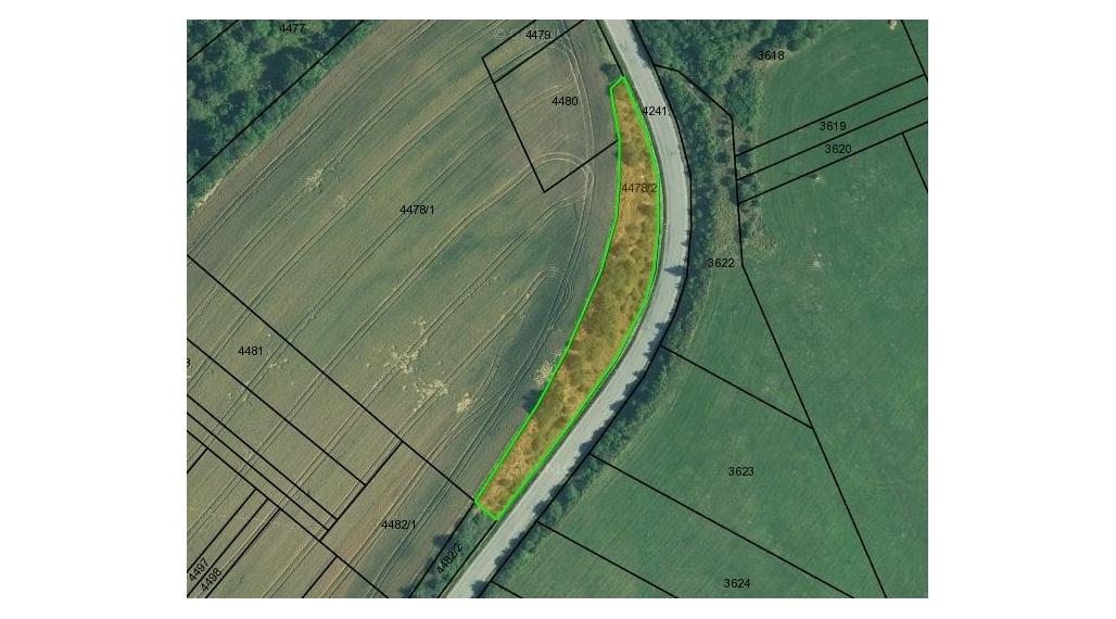 Na predaj pozemok pri meste Veľký Šariš 2361 m² za 9900 €.