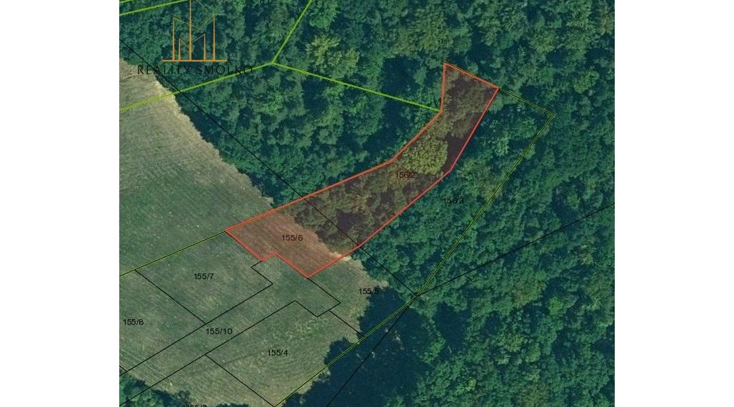 Pozemok na výstavbu RD s vlastným lesom, 15 min od Prešova