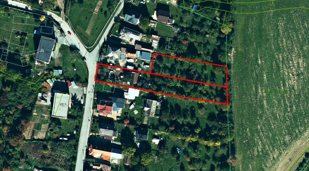 Na predaj pozemky 3175m2 určené k výstavbe rodinných domov - Kecerovské Kostoľany