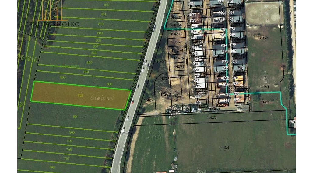 Na predaj pozemok v obci DRIENOVSKÁ NOVÁ VES