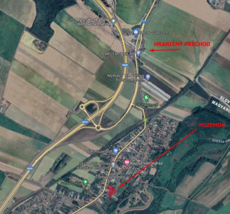 Stavebný pozemok 3481m2 vo vyhľadávanej prihraničnej lokalite obce Tornyosnémeti 20km od Košíc
