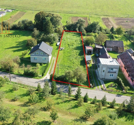 Pozemok na výstavbu RD v obci STUĽANY, okr. Bardejov. 1537m2