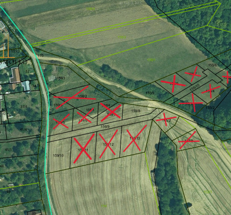 POZEMKY NA VÝSTAVBU RD - len 15 min od Prešova, DALETICE