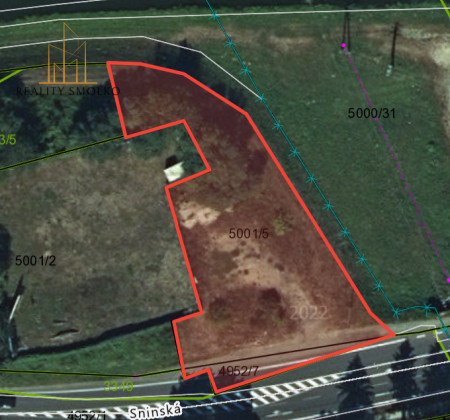 Predaj pozemku v Humennom, 1.271m2 