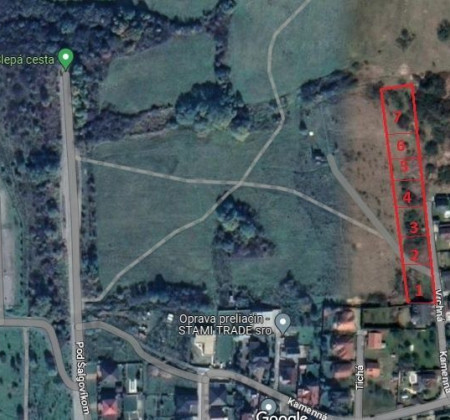 EXKLUZÍVNE - 7 Investičných (IBV) pozemkov v Ľuboticiach