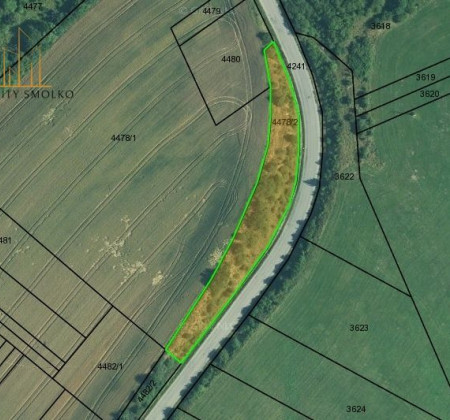 Na predaj pozemok pri meste Veľký Šariš 2361 m² za 9900 €.